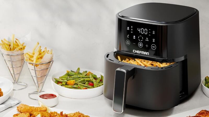 A Chefman Air Fryer on a counter